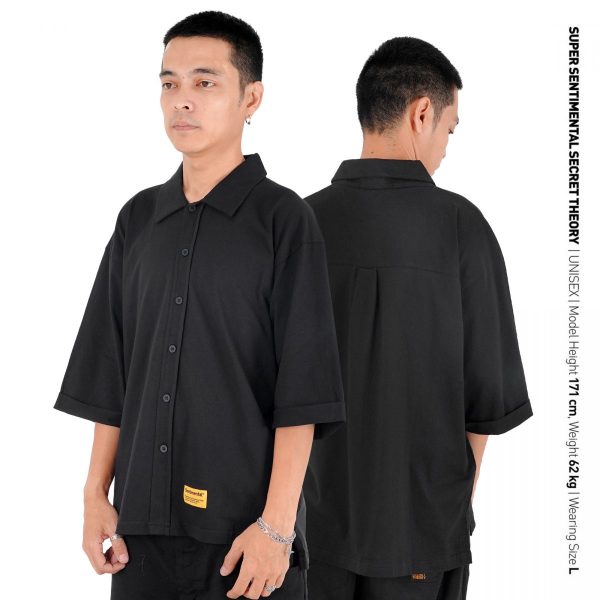 BOXY SHIRT BLACK 1