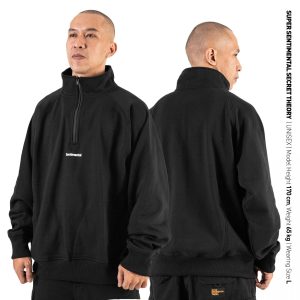 Motion Half Zip Sweatshirt Black