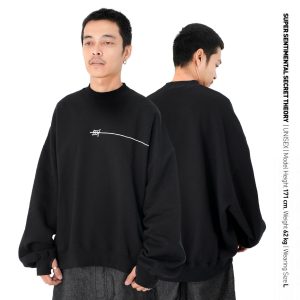Rift Crewneck Oversize Black